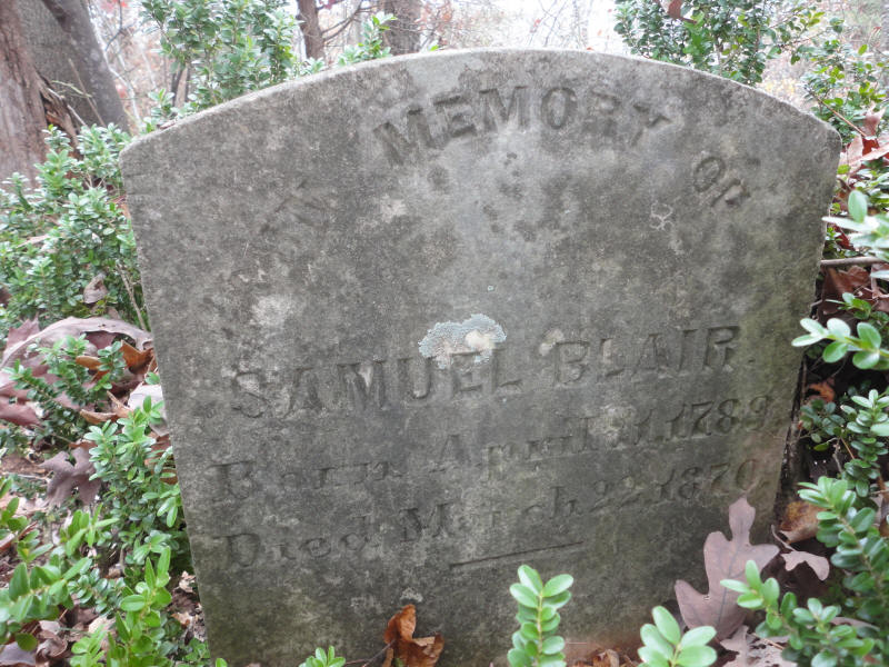 Samuel Brittain Blair Grave