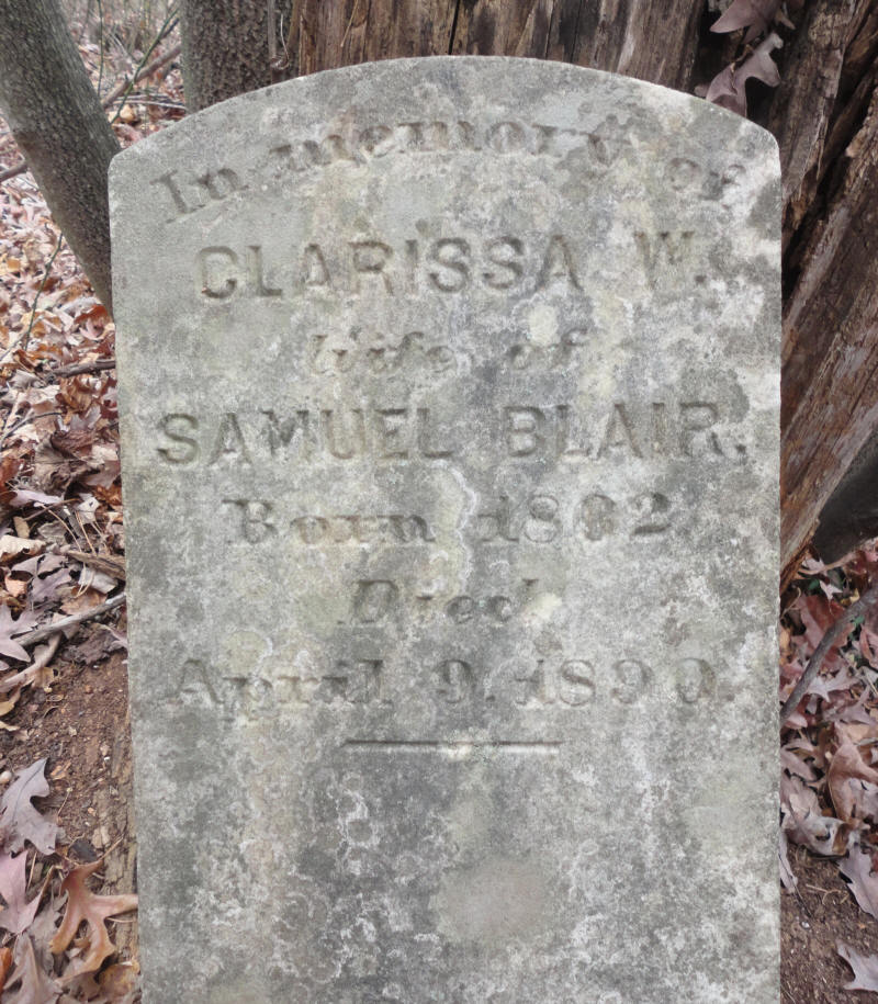 Clarissa W Fuller Grave