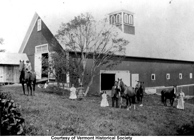 Robert Blair farm in the early 1800's